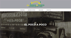 Desktop Screenshot of elpocoapoco.com.ar