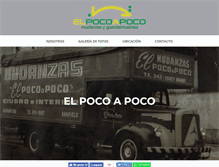 Tablet Screenshot of elpocoapoco.com.ar